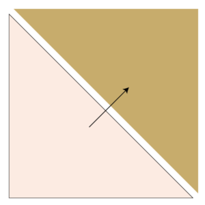 Image of Half Square Triangle Unit (Exploded)
