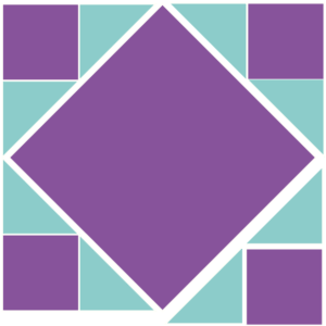 Image of Exploded version of The Art Square Quilt Block
