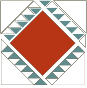 Image of Exploded version of the Navajo Quilt block
