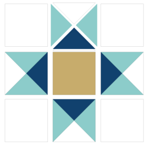 Image of Exploded version of The Ohio Star Quilt Block