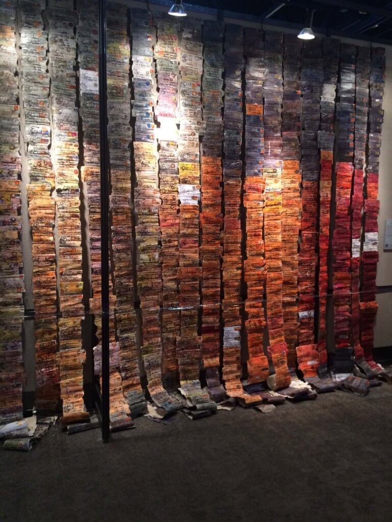Photo of Letters from a Friend by Els van Baarl, Netherlands on display at the 2017 Houston International Quilt Festival