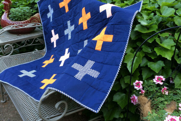 Photo of Plus Sign Baby Quilt