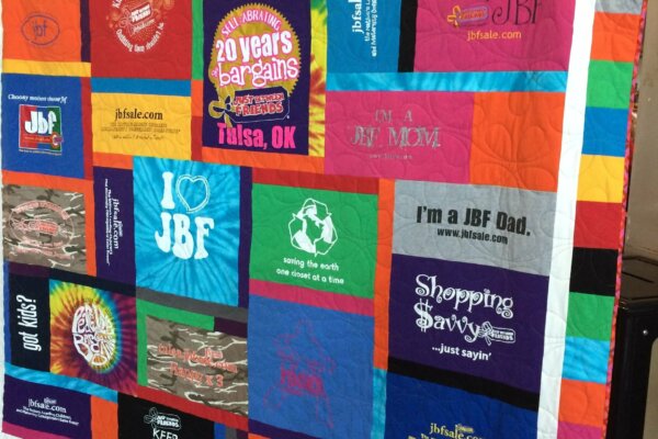 photo of T-shirt Quilt for JBF 20th Anniversary