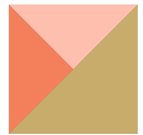 Illustration of the Y Quilt Block Unit