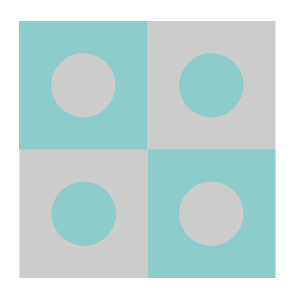 Image of Polka Dot Quilt Block