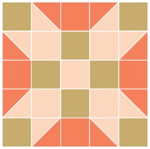 Image of the Farmer's Daughter Quilt Block Pattern