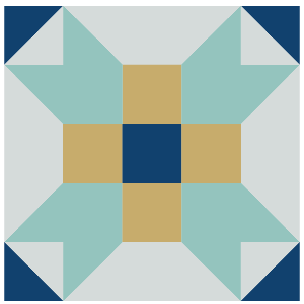 Image of Fool's Square Quilt Block