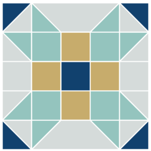 Image of Exploded version of Fool's Square Quilt Block