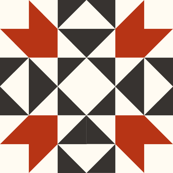 Image of The Indian Puzzle Quilt block