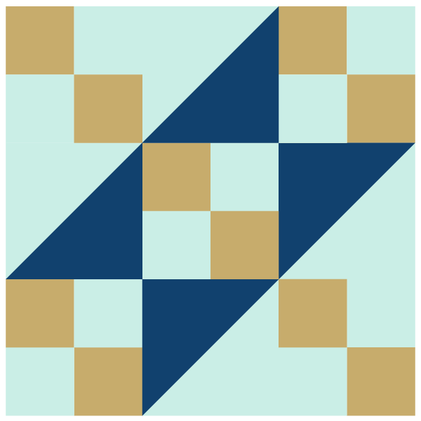 Image of the Jacob's Ladder Quilt Block