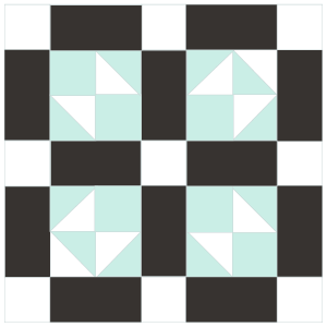 Image of The Lover's Tiff Quilt Block