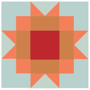 Image of Maple Star Quilt Block