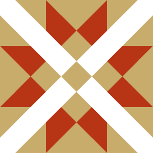 Illustration of the Mexican Cross Quilt Block