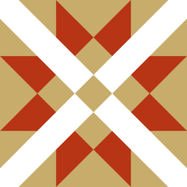 Illustration of the Mexican Cross Quilt Block