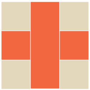 Plus Sign Quilt Block Pattern | Scissortail Quilting Block Pattern Library