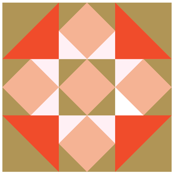 Image of The Sawtooth Quilt Block