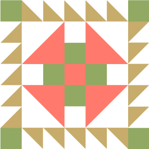Image of Image of the Prickly Pear Quilt Block Pattern