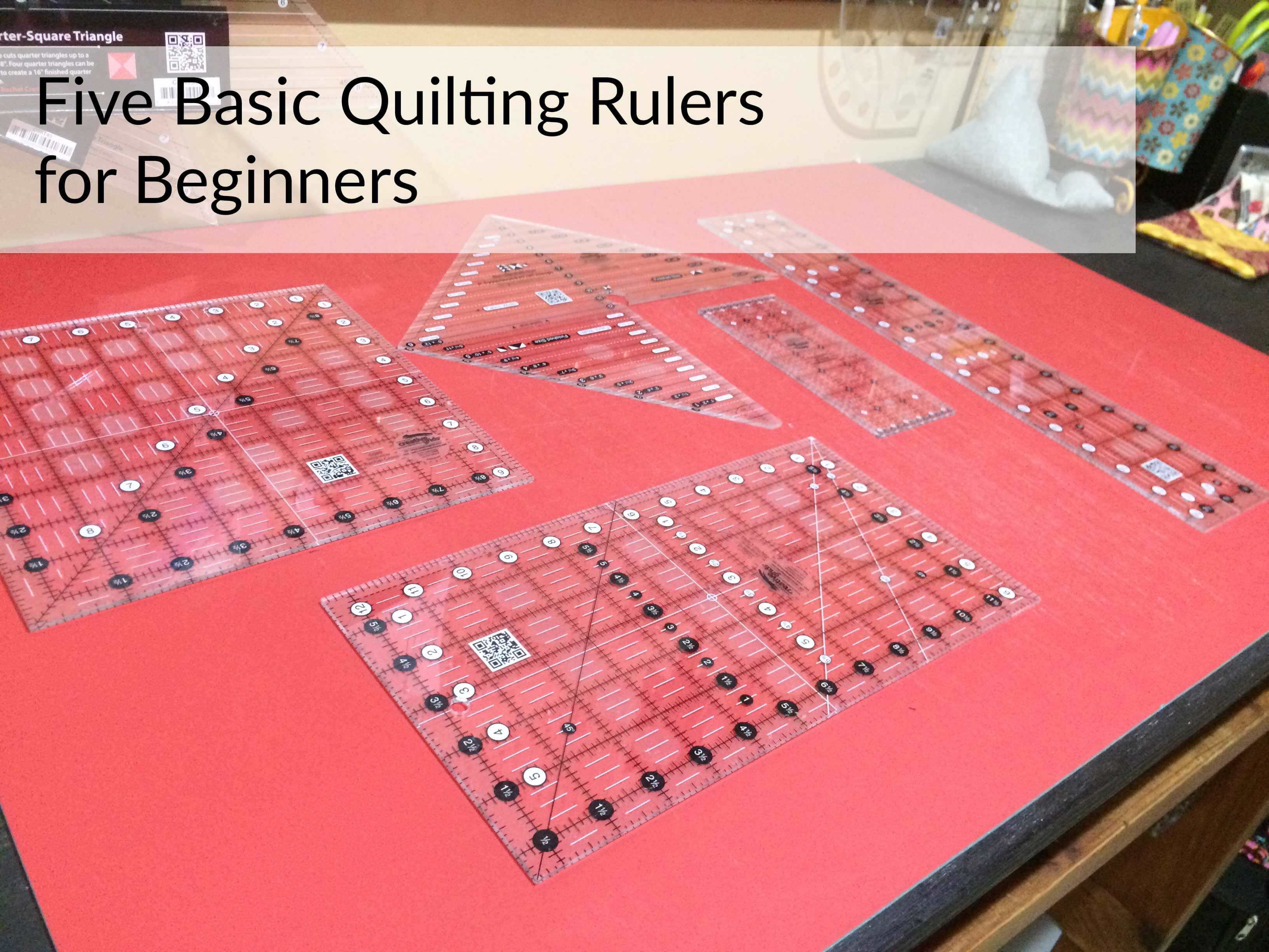Blog Featured Image: Basic Quilting Rulers