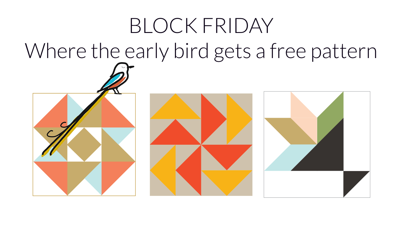 Introducing Block Friday at ScissortailQuilting.com
