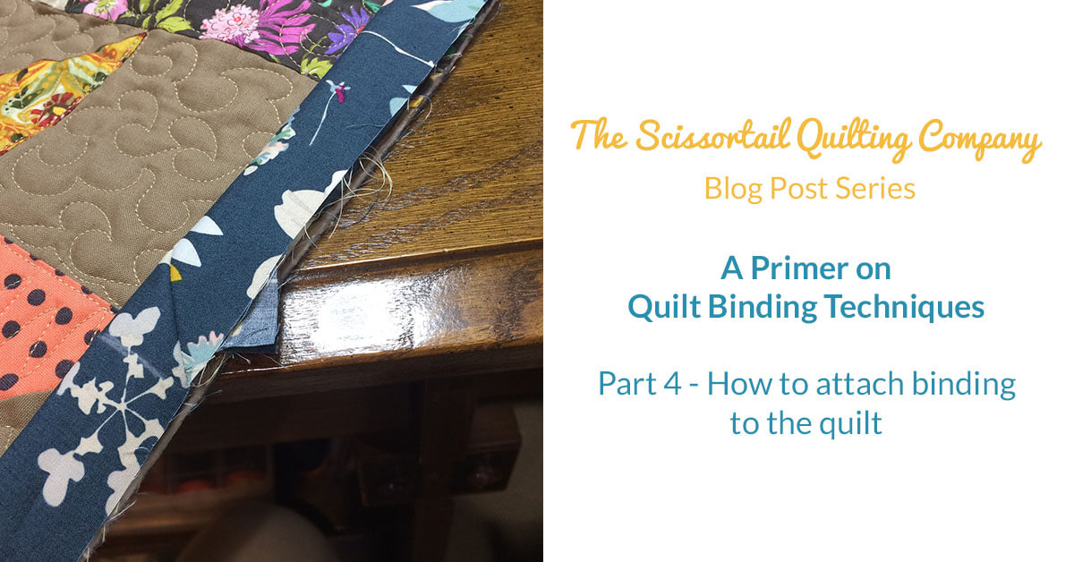 A Quilt Binding Primer (Part 4): How to Attach Binding to a Quilt