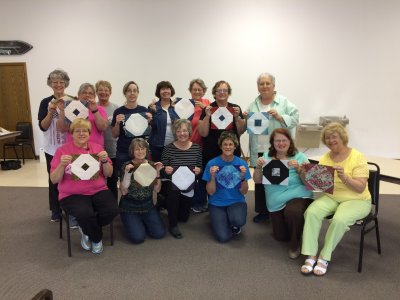 Photo of ladies who particiapted in the Tennessee Waltz Quilt Class