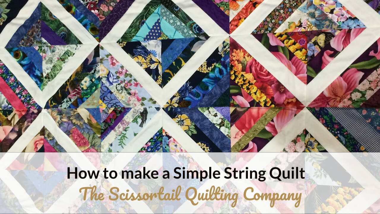Blog Featured Image for String Quilt Tutorial
