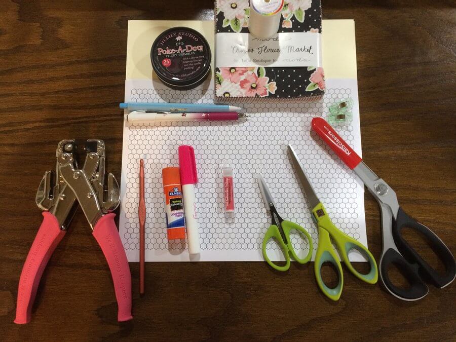 English Paper Piecing - Getting started and basic supplies