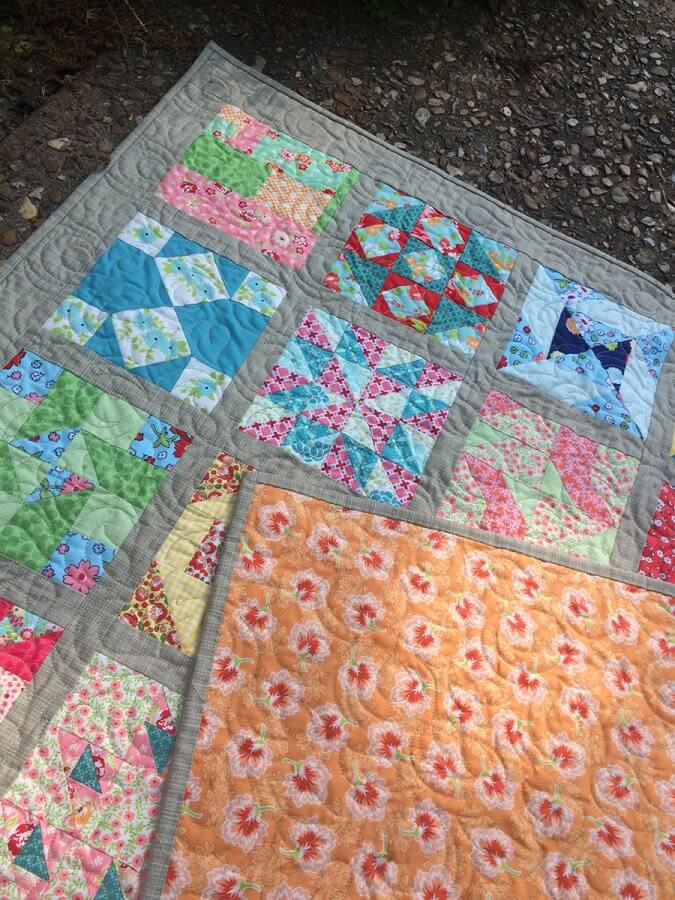 Farmer's Wife Sampler Quilt 2: A baby quilt made from 1930's Farmer's ...