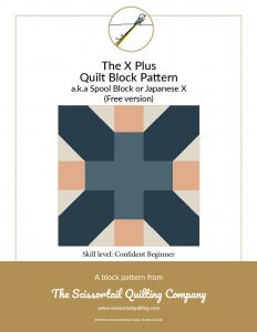 Image of X Plus Block Pattern Cover