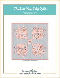 Image of cover for downloadable pattern named Bear Hug Baby Quilt