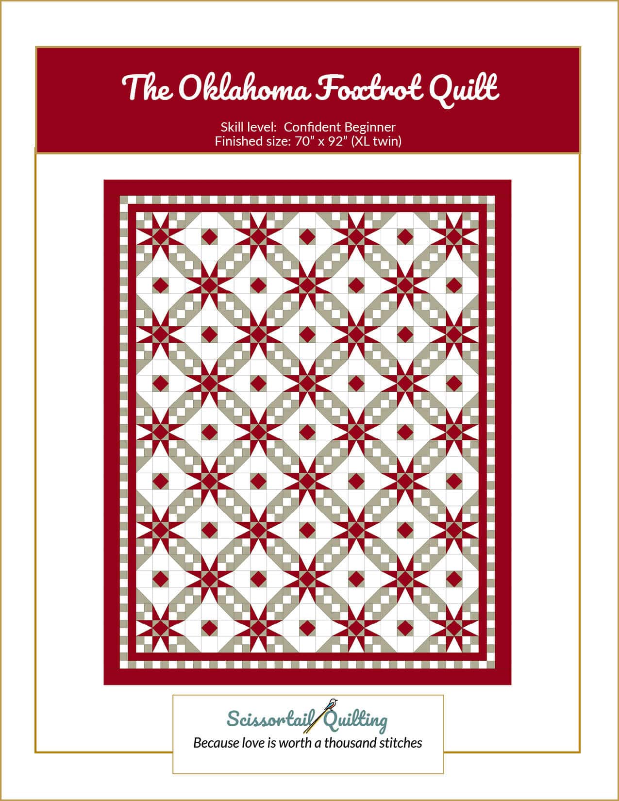 Cover image for Oklahoma Foxtrot Pattern