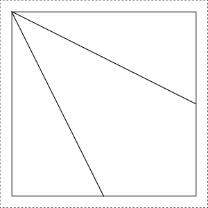 Illustration of template for Corner Beam unit