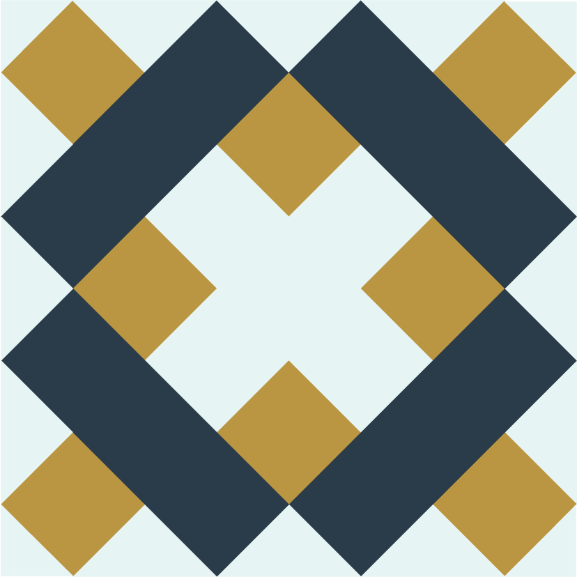 Illustration of The Brickwork Quilt Block