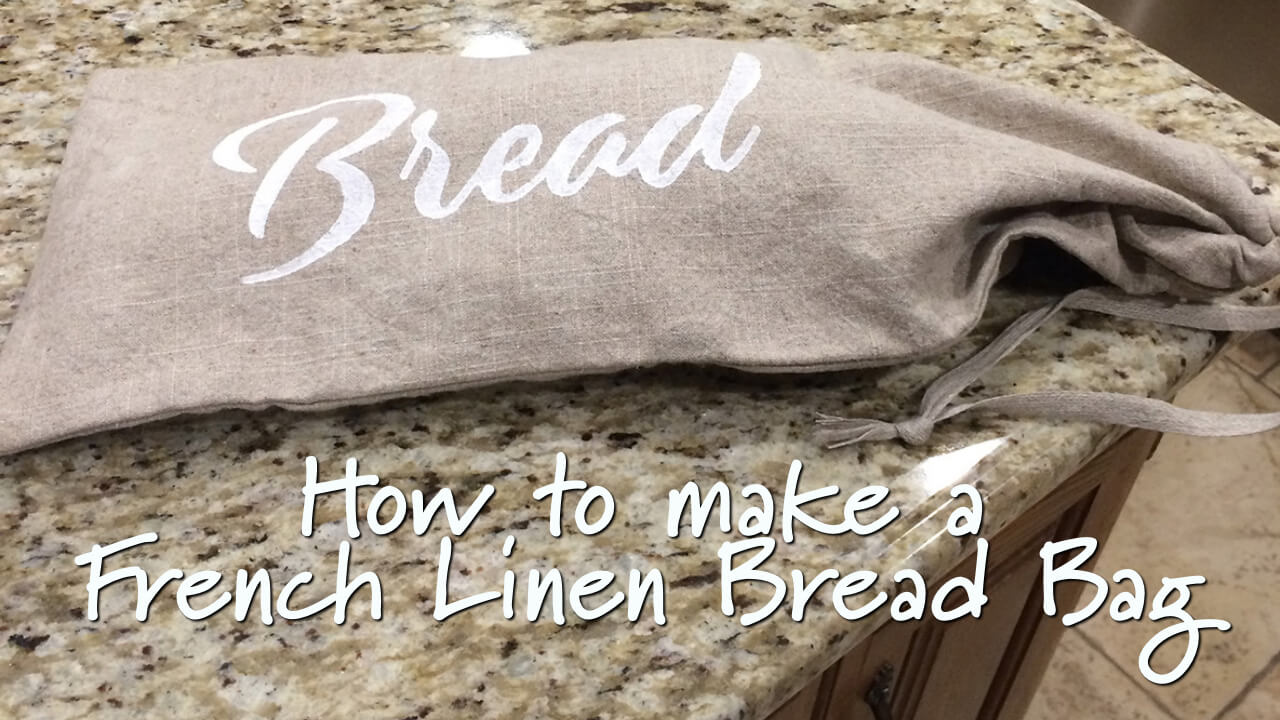 How to make a French Linen Bread Bag