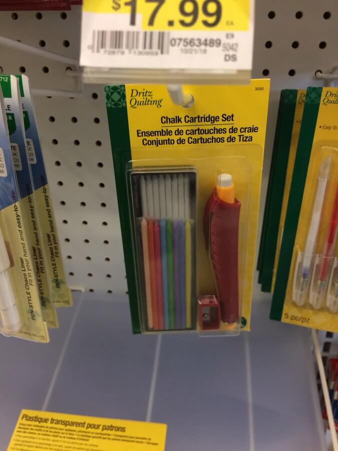 Which Chalk Pencils to Use for Quilt Marking