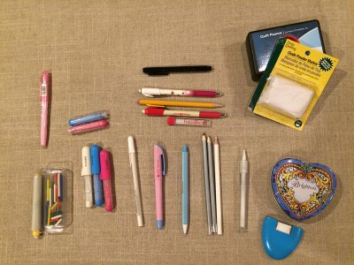 Testing Permanent Marking Pens on Fabric – Bobbin In Quilts