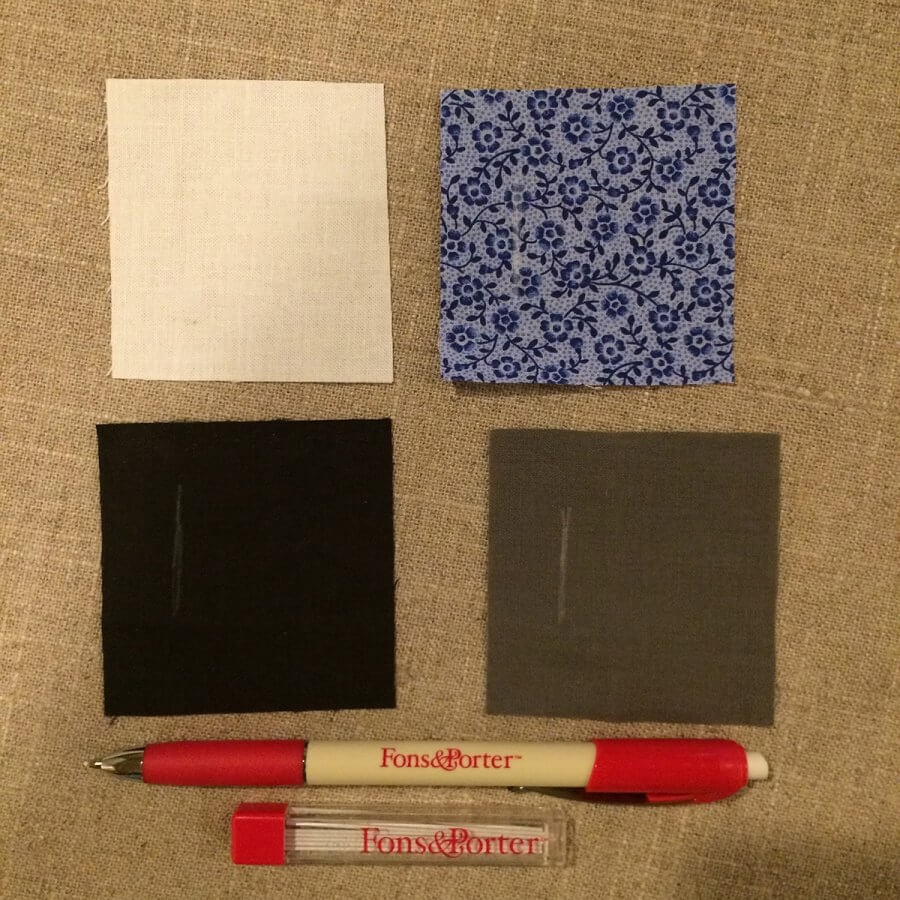 Testing Permanent Marking Pens on Fabric – Bobbin In Quilts