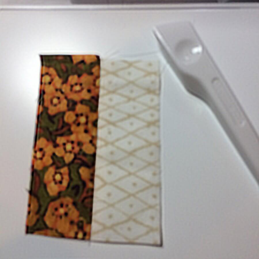 Sewing test strips