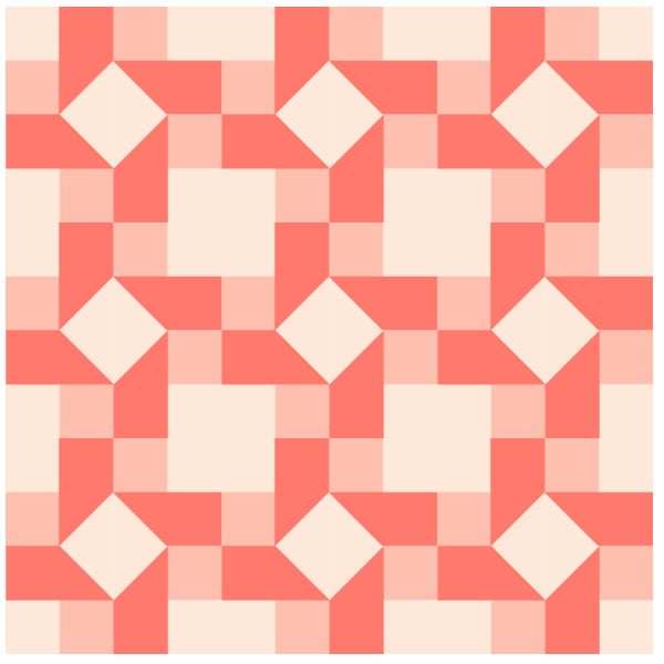 A quilt design using the Oh Susannah Quilt Block
