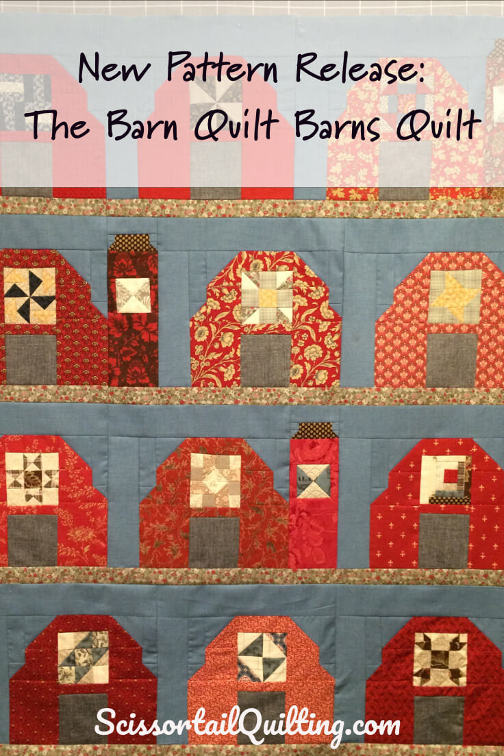 New quilt pattern release: The Barn Quilt Barns Quilt Pattern