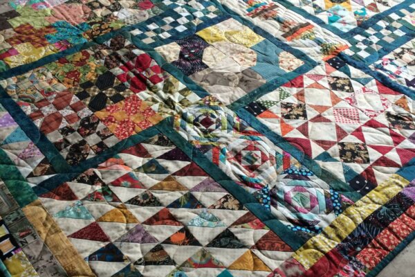 colorful patchwork quilt