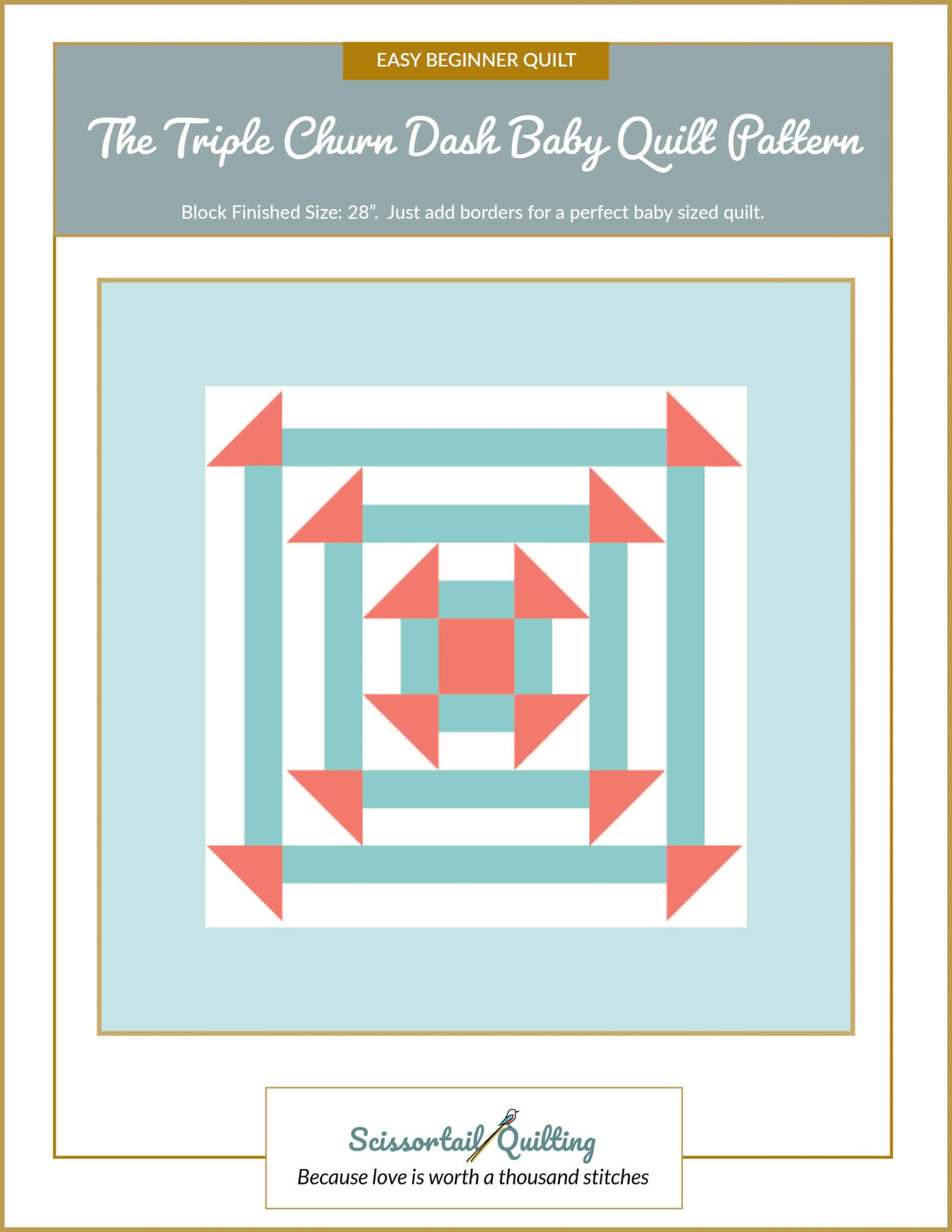 Thumbnail image for Triple Churn Dash Pattern