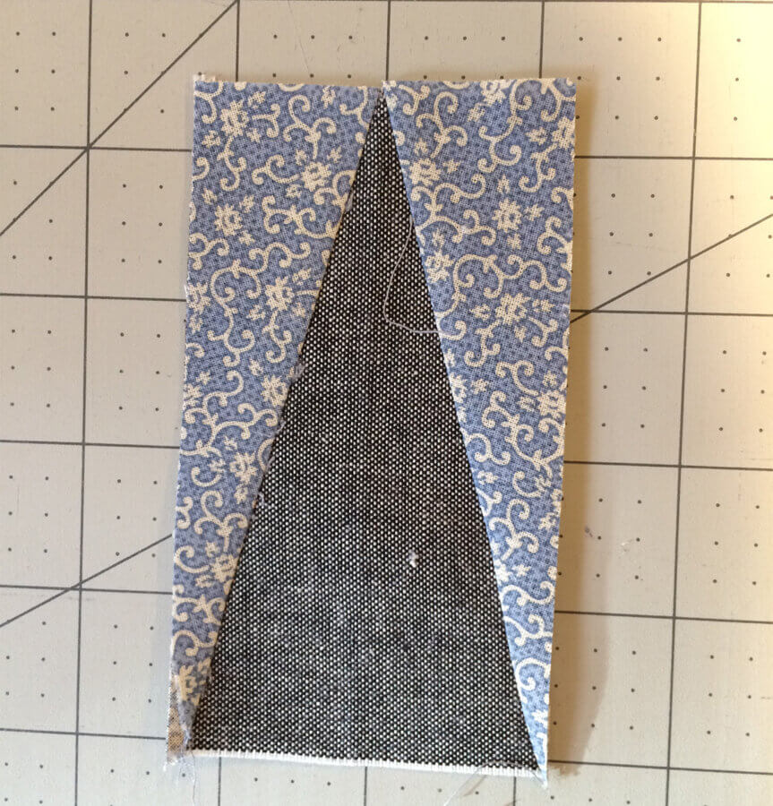 Completed steeple unit for house of prayer church quilt block steeple